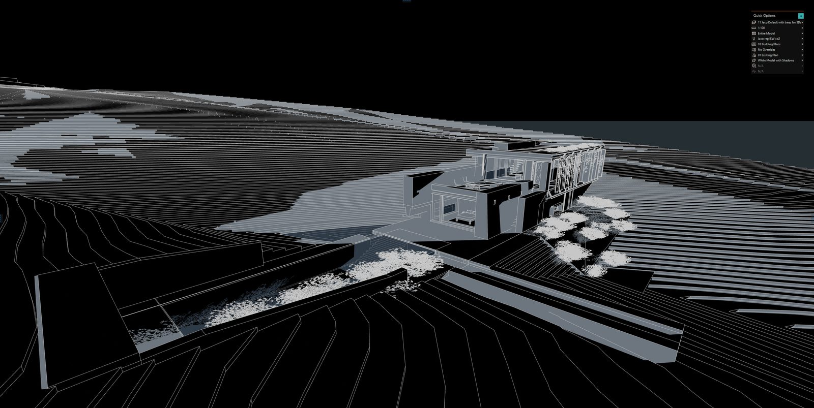 Dam Wall Building, Buffelsdrift — render study
